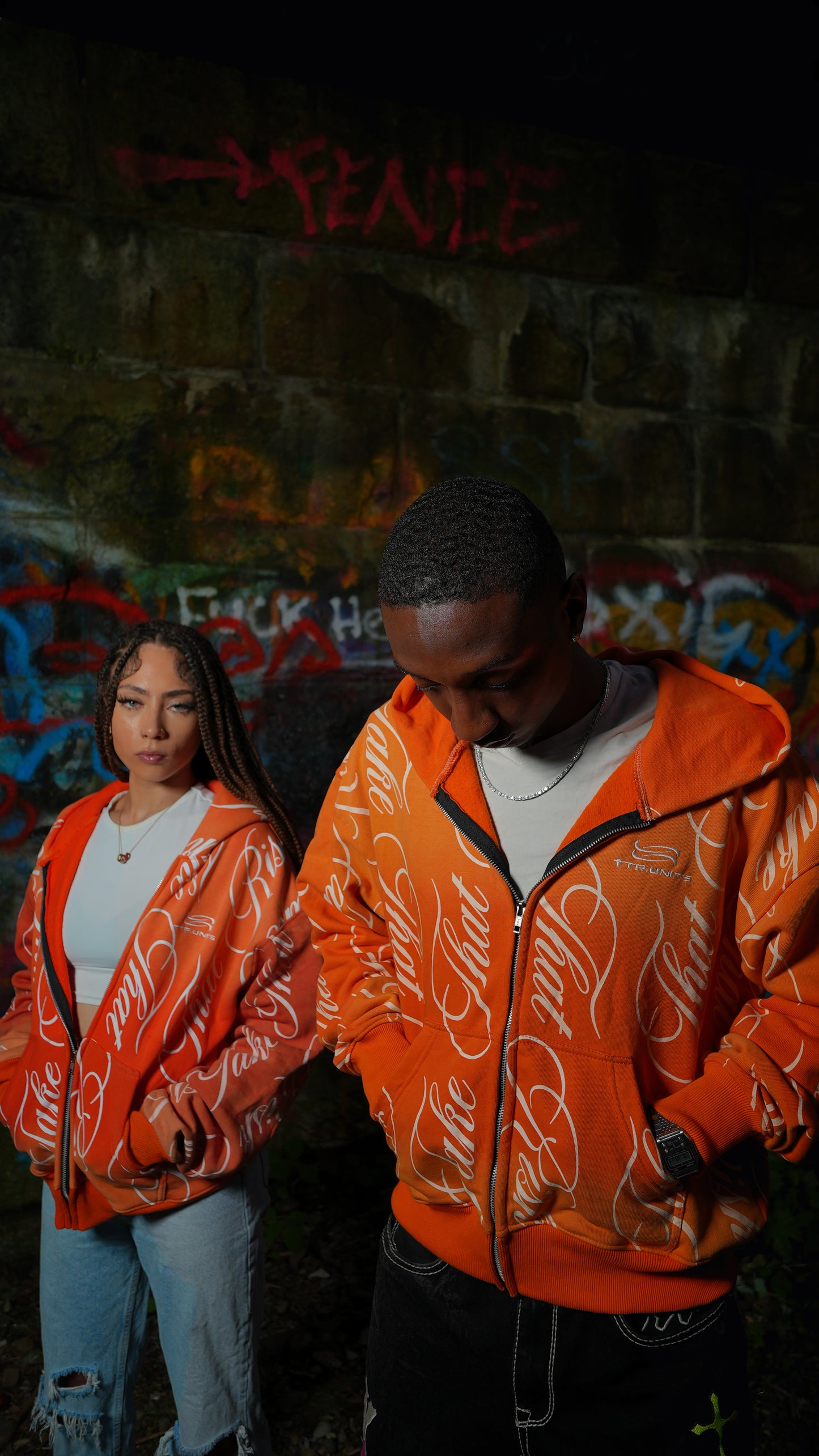 ORANGE INFINITY HOODIE