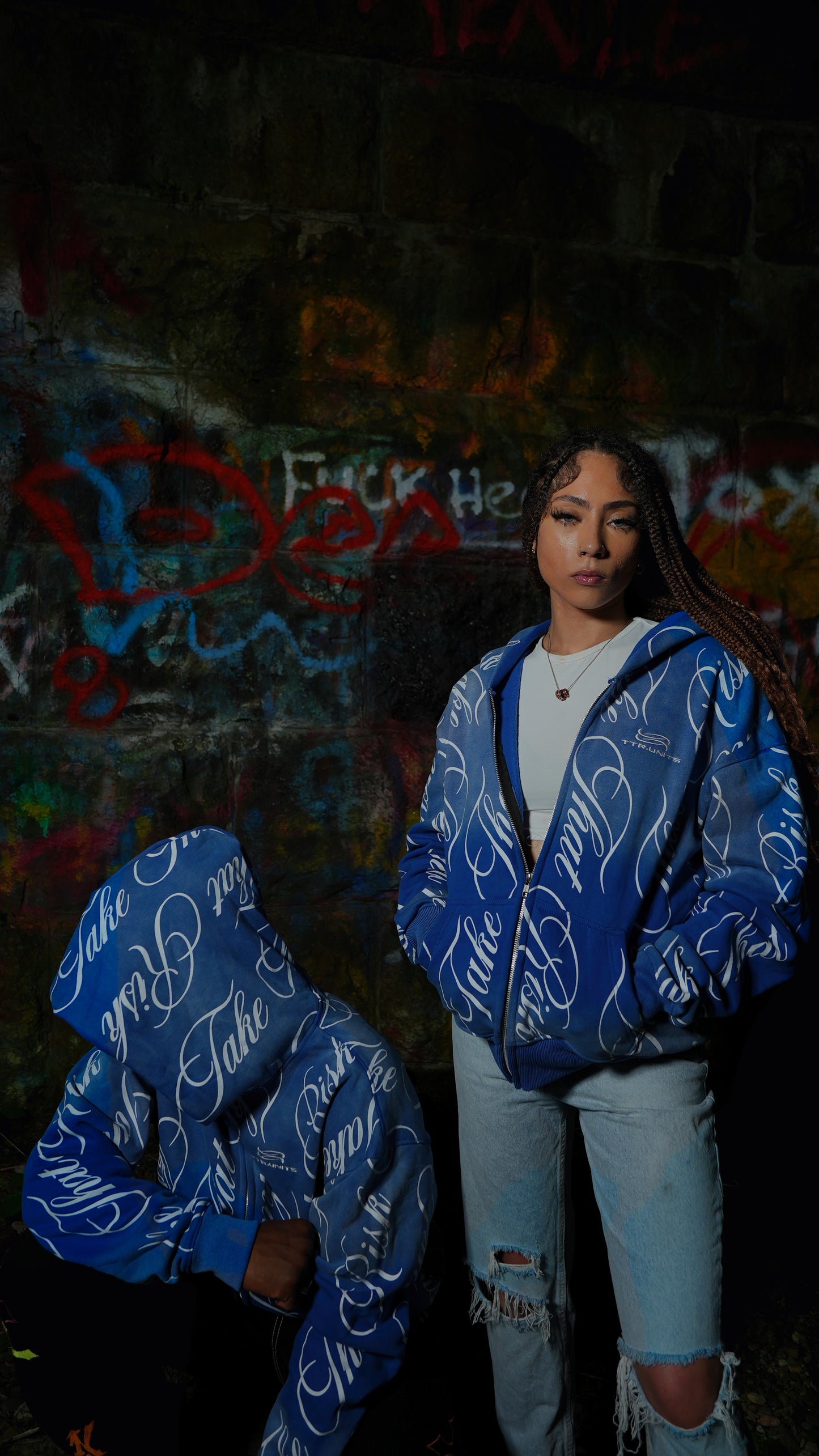 BLUE INFINITY HOODIE