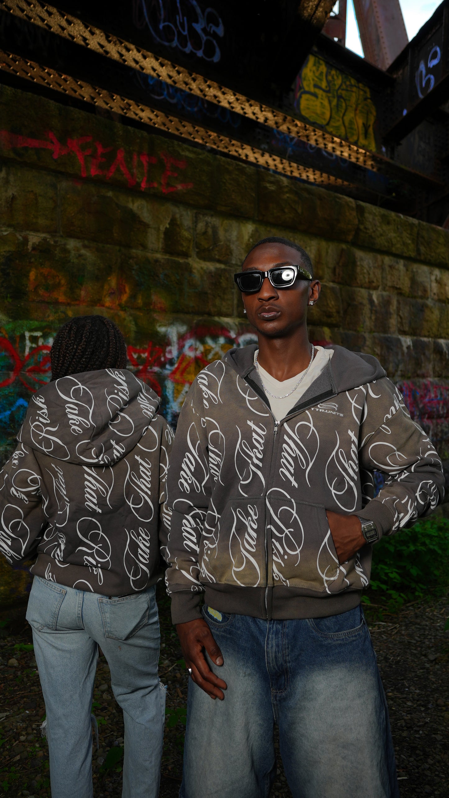 GREY INFINITY HOODIE