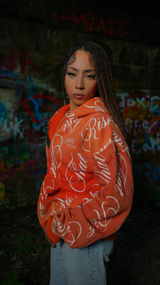 ORANGE INFINITY HOODIE