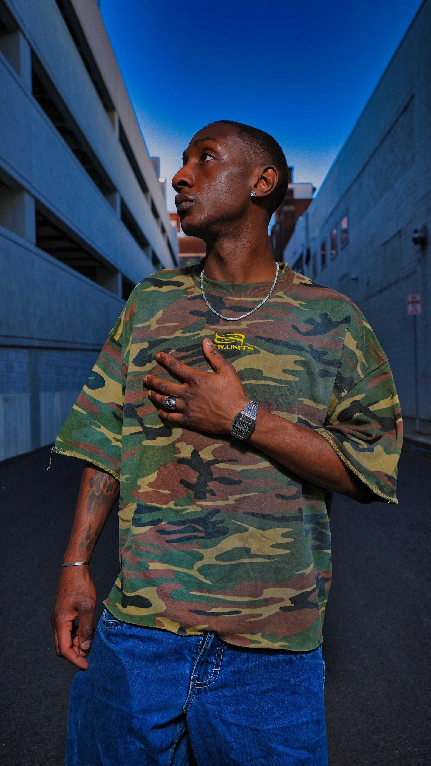 Rogue Camo Script Tee