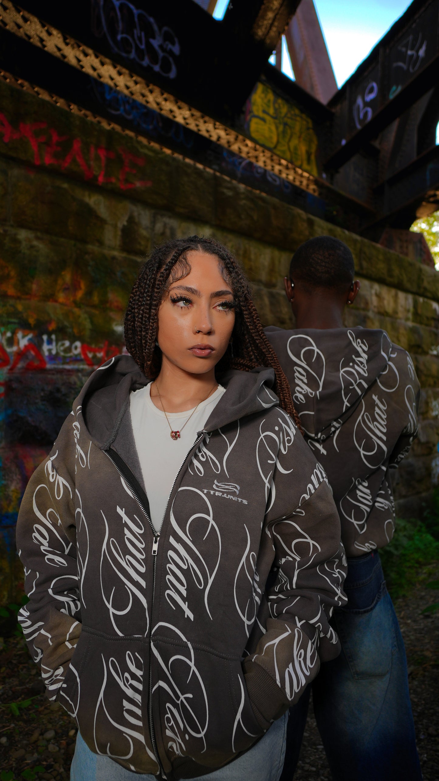 GREY INFINITY HOODIE