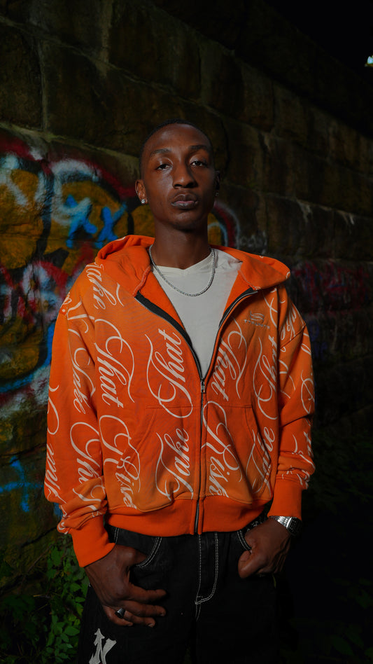 ORANGE INFINITY HOODIE
