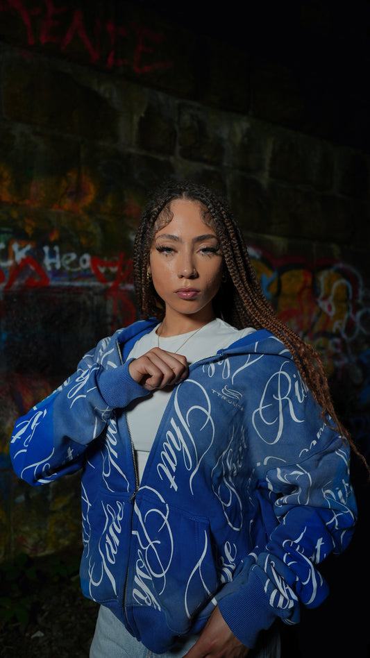 BLUE INFINITY HOODIE
