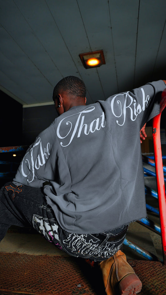 Oversized Smoke Script Tee